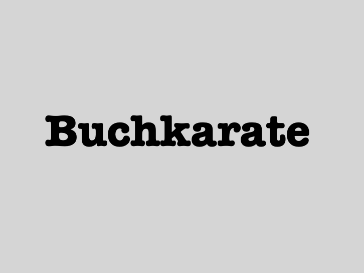 Buchkarate